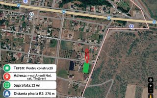 Teren pentru Construcție – 12 Ari în Țînțăreni, Anenii Noi - Poză 1