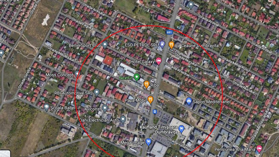 Teren cu hala frigorifica - Dumbravita - strada principala - Poză 1