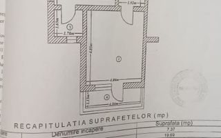 Garsonieră spațioasă de vanzare | centrala proprie | vedere superba. - Poză 1