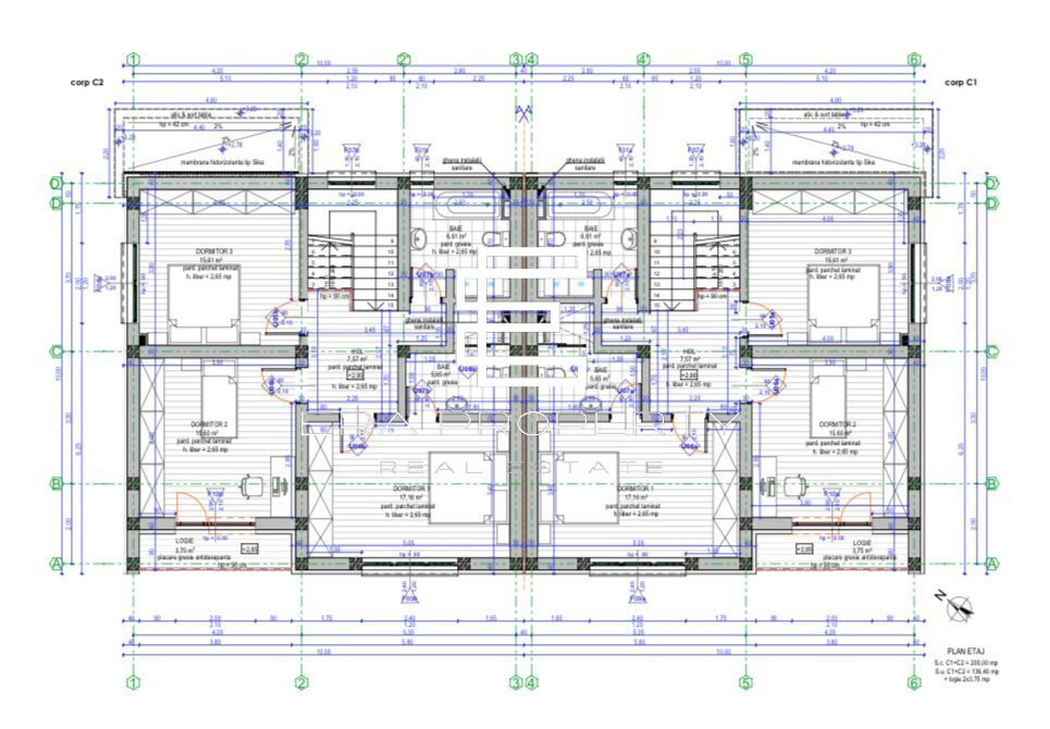 Casa tip duplex INTABULATA  la cheie Cisnadie - Schiță 12