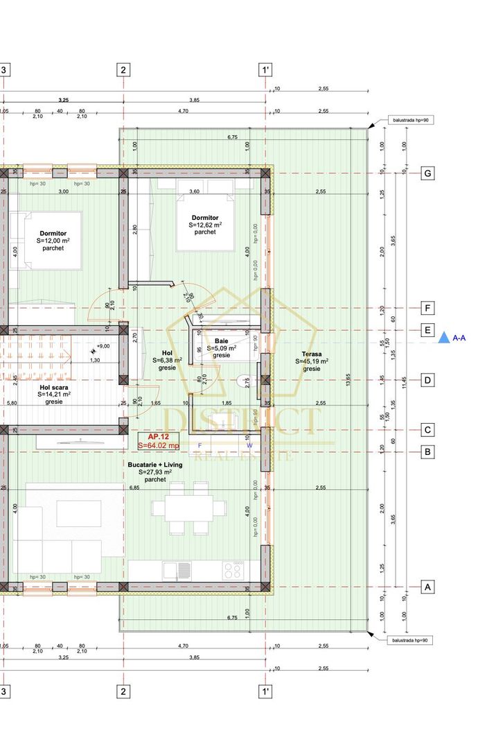 Penthouse cu 3 camere si terasa de 45mp | zona Antenei | Giroc - Poză 11