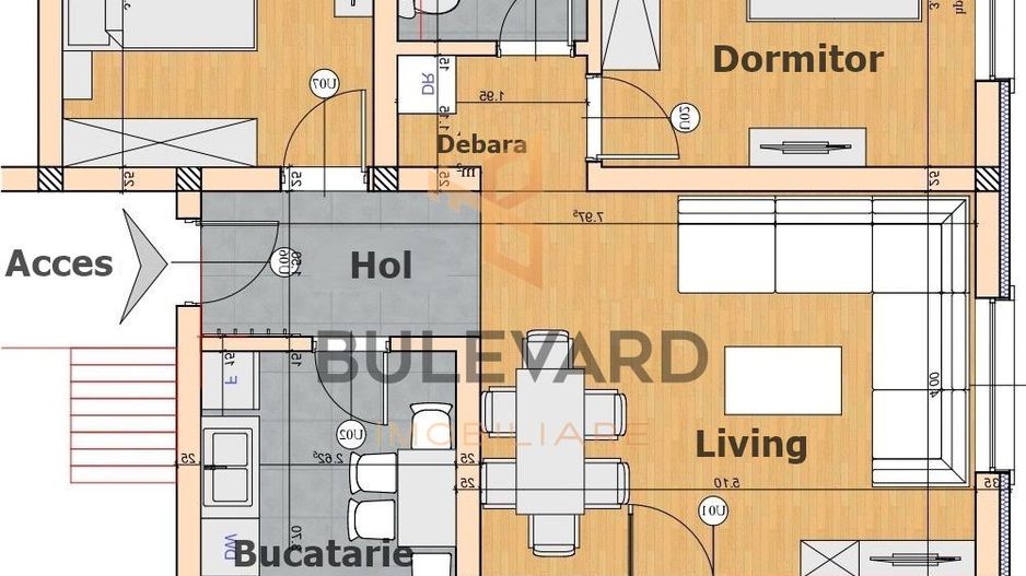 Comision 0! Apartament 3 camere decomandate,  in imobil tip vila! - Poză 2