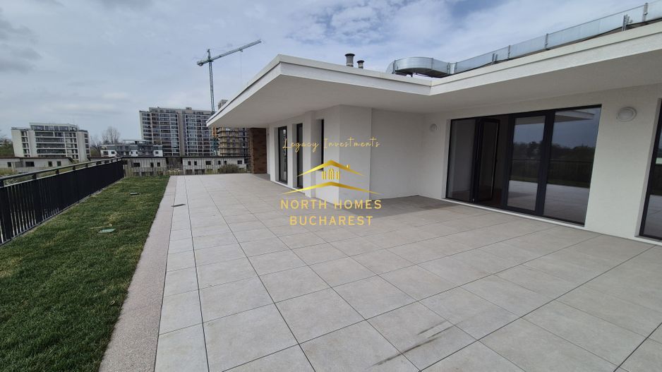 Penthouse 4 camere, 4 bai, 166 mp, terasa 145 mp - metrou Starulesti - Poză 22