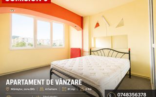Apartament 4 Camere | 81 Mp | Balcon | Parcare | 2 Bai | Manastur BIG - Poză 1