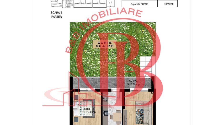 2 camere cu gradina  Pallady Metrou Nicolae Teclu - Schiță 11