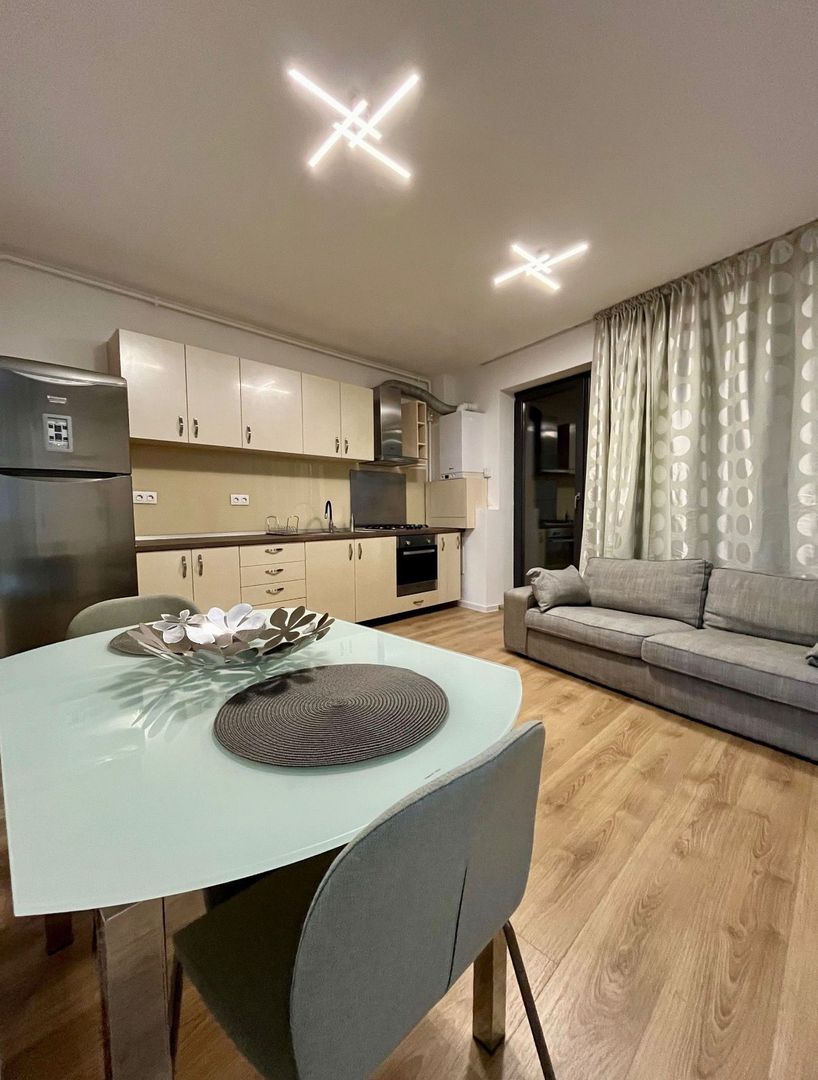 AP. 2 CAMERE JIULUI, BLOC NOU, BUCATARIE OPEN-SPACE, METROU 5 MINUTE - Poză 2