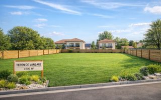 Teren 1.000 mp intravilan Tunari – utilități complete - Poză 1