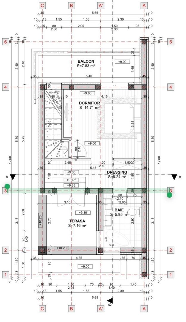 Casa individuala 4 camere -  Proiect arhitectural distinct - Giroc - Poză 12