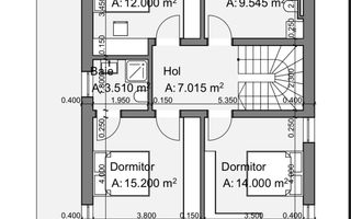 Vila 5 Camere 3 Bai 145mp Utili 450mp Teren | Proiect Modern - Panouri - Poză 12