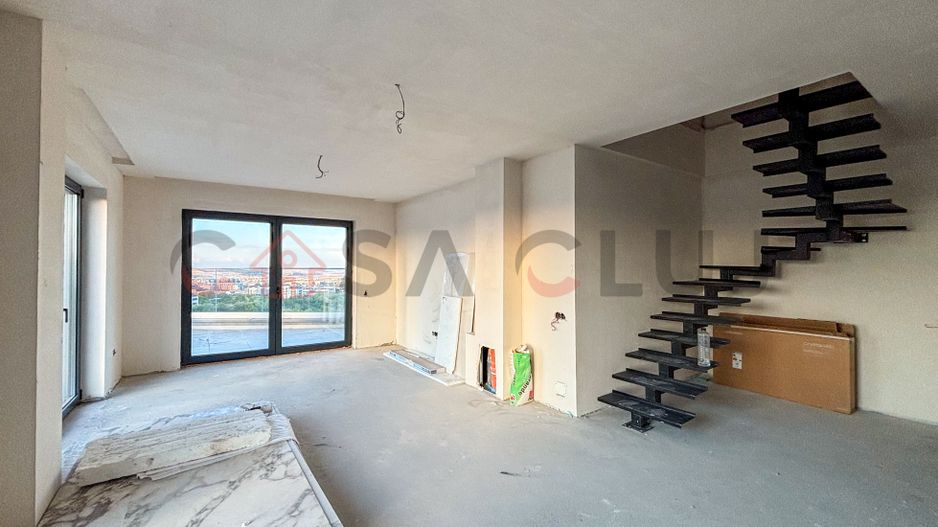 Penthouse Semifinisat - Bloc Nou - Terasa panoramica - Buna Ziua - Poză 2