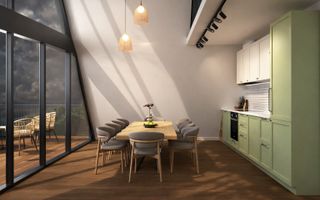 Structură A Frame modernă pentru case premium și Airbnb - 2 CAM - Poză 5