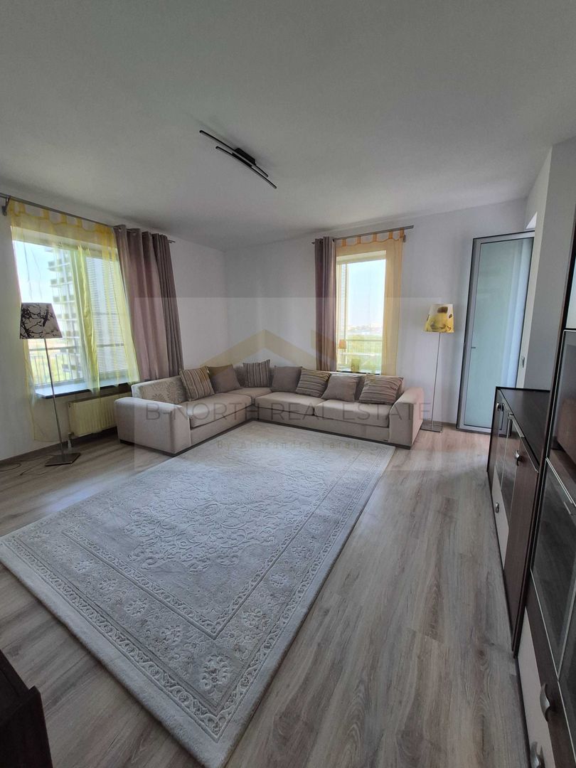 Apartament de închiriat 3 camere Asmita Gardens | 100 mp | Etaj 12 | Parcare - Poză 1