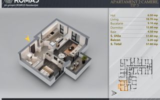 2 Camere Theodor Pallady-Proiect Premium Panouri Solare - Schiță 1