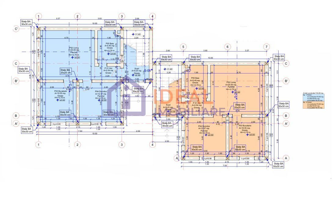 Casa cu 5 camere si vedere panoramica, in Cisnadie - Schiță 13