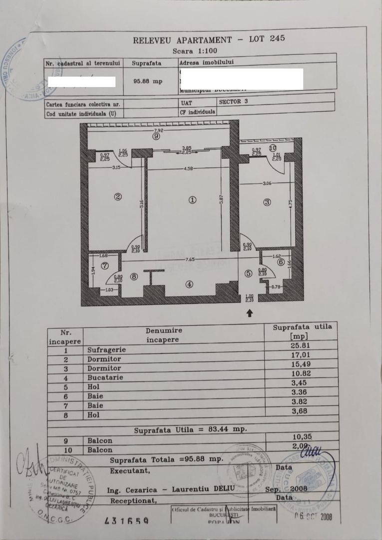 3 camere | InCity | 93mp | posibilitate parcare - Poză 12