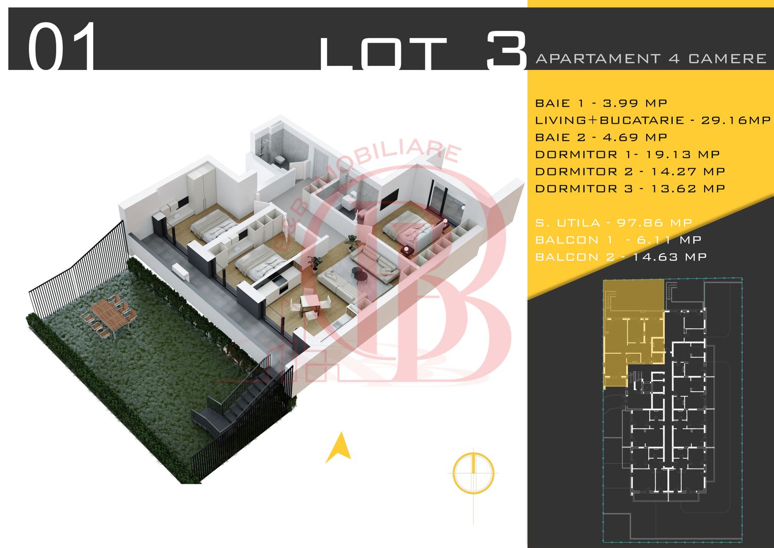 4 camere cu gradina Titan Pallady  Metrou Nicolae Teclu - Schiță 1