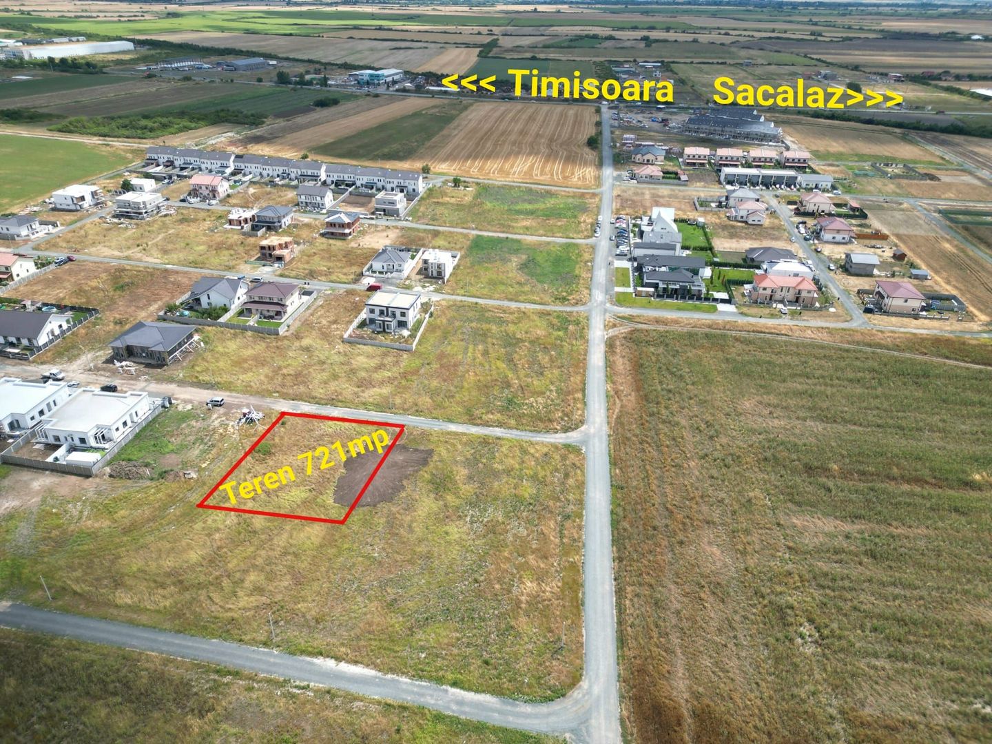 Teren generos cu pozitie excelenta-Sacalaz - Poză 1