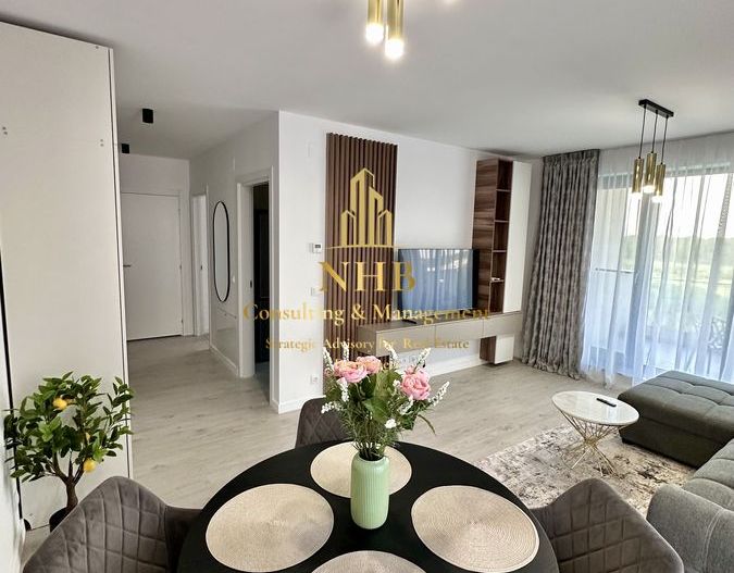 Apartament  de închiriat-2 camere - Baneasa, Greenfield-PARCARE- NOU - Poză 2