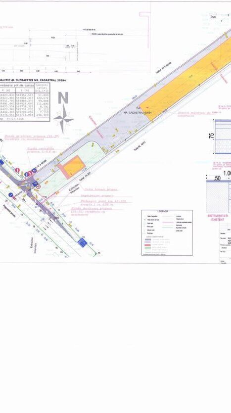 Teren la DN1 Potigrafu, PUZ, bretele de acces la teren din DN1 - Poză 2