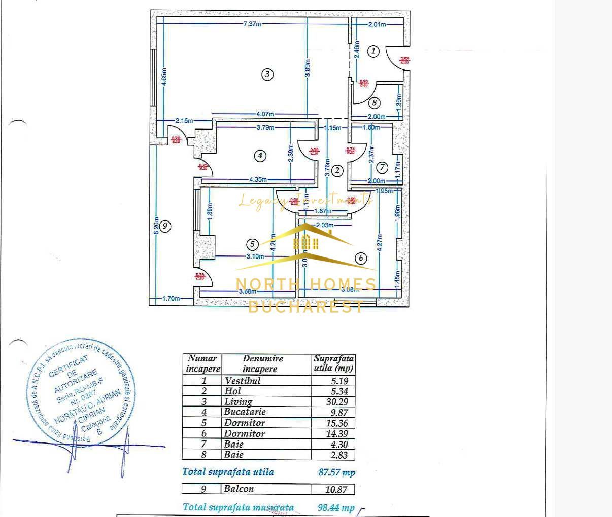 De vânzare: Apartament 3 camere – Unirii / Piața Alba Iulia | Parcare subterana - Poză 8