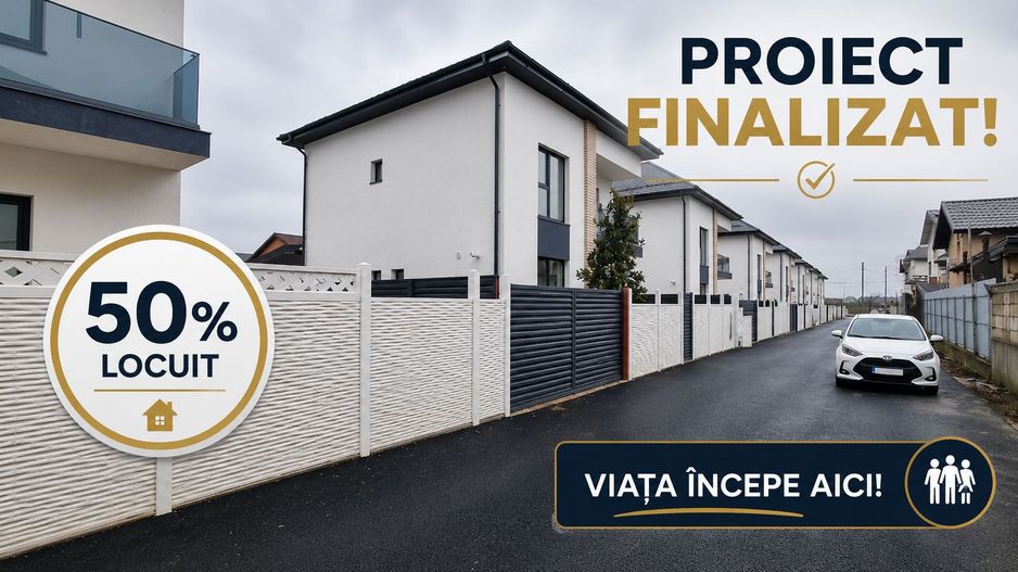 Vilă NOUĂ | Curte 400 mp | Mansardă pe placă | Lângă Parc Ghidigeni - Poză 1