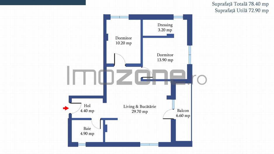 Militari - Drumul Belsugului, apartament 3 camere, 73 mp, bloc nou, comision 0%! - Poză 22