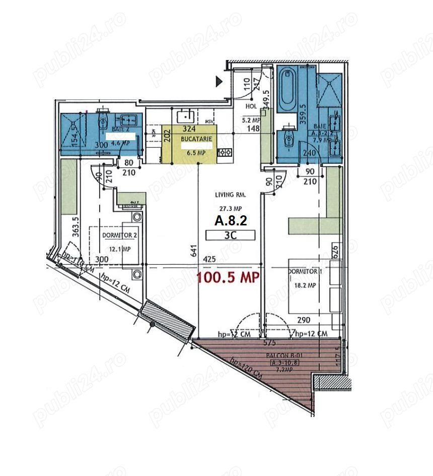 One Verdi Park 3 camere LUX - Poză 3