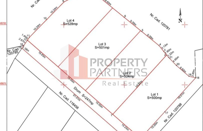 Teren intravilan 500 mp sau 1000 mp în Zarnesti –Tohanita incepand cu 17500 euro - Poză 7