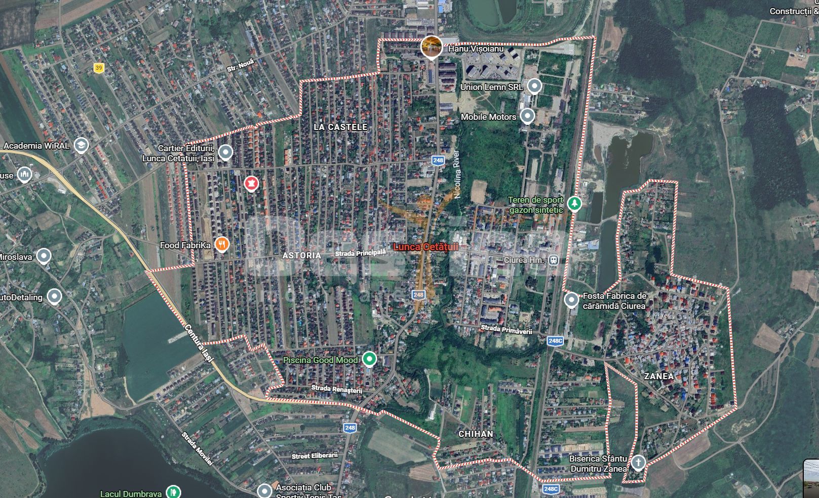 Teren intravilan 1.000 mp, deschidere 53,30 m, Lunca Cetățuii, Ciurea - Poză 1