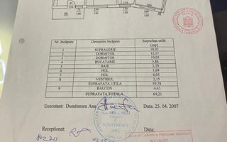 Metrou 1 Decembrie Apartament 3 Camere Mobilat si Utilat - Schiță 17