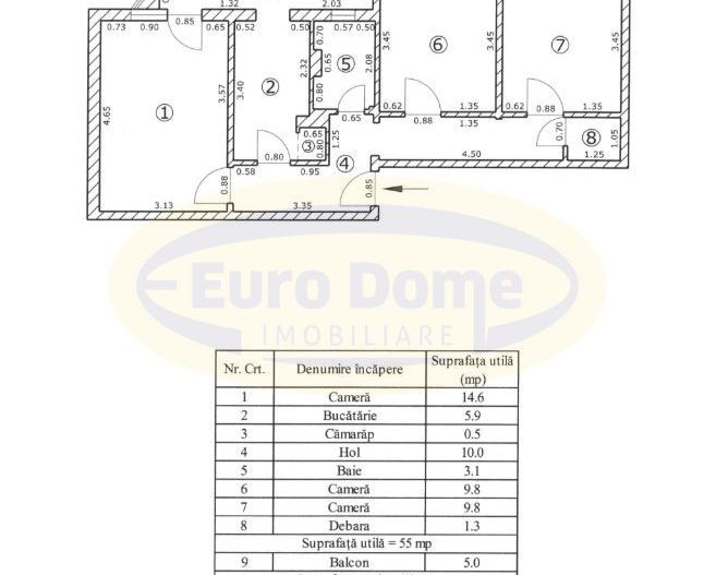 Comision 0 - Apartament 3 camere decomandate, pretabil investitie - Poză 4