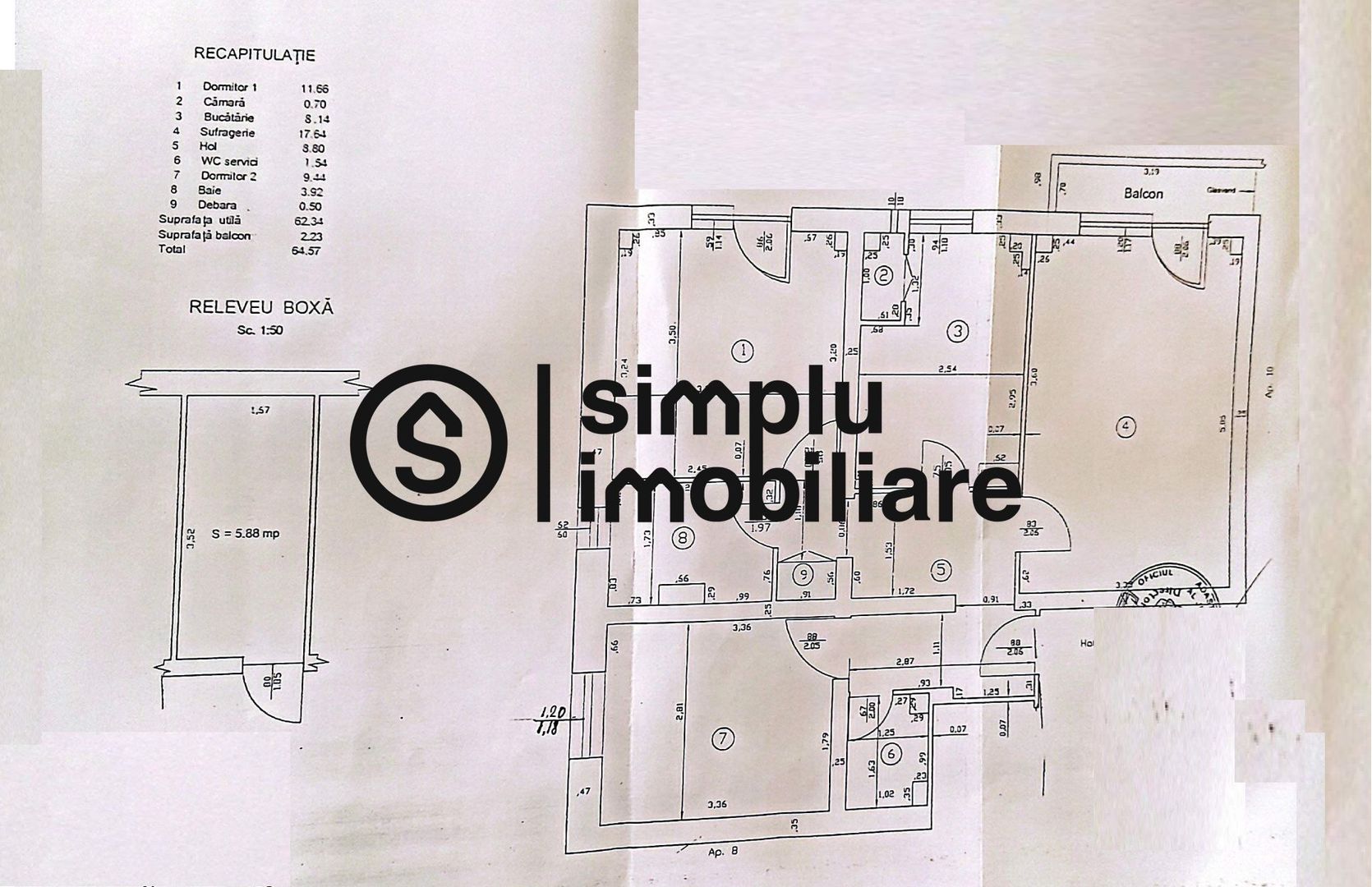 Apartament 3 Camere Decomandat Lapus, et 2/7 - Poză 8