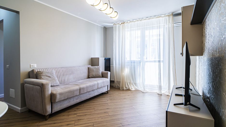 2 camere de închiriat, mobilat modern, totul nou, Metrou Râul Doamnei - Poză 2