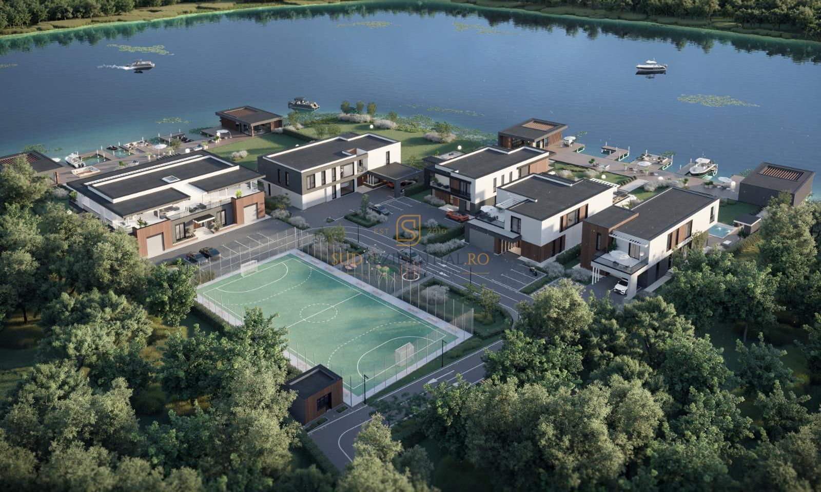 Vila exclusivista cu piscina si ponton pe malul Lacului Snagov - Poză 7