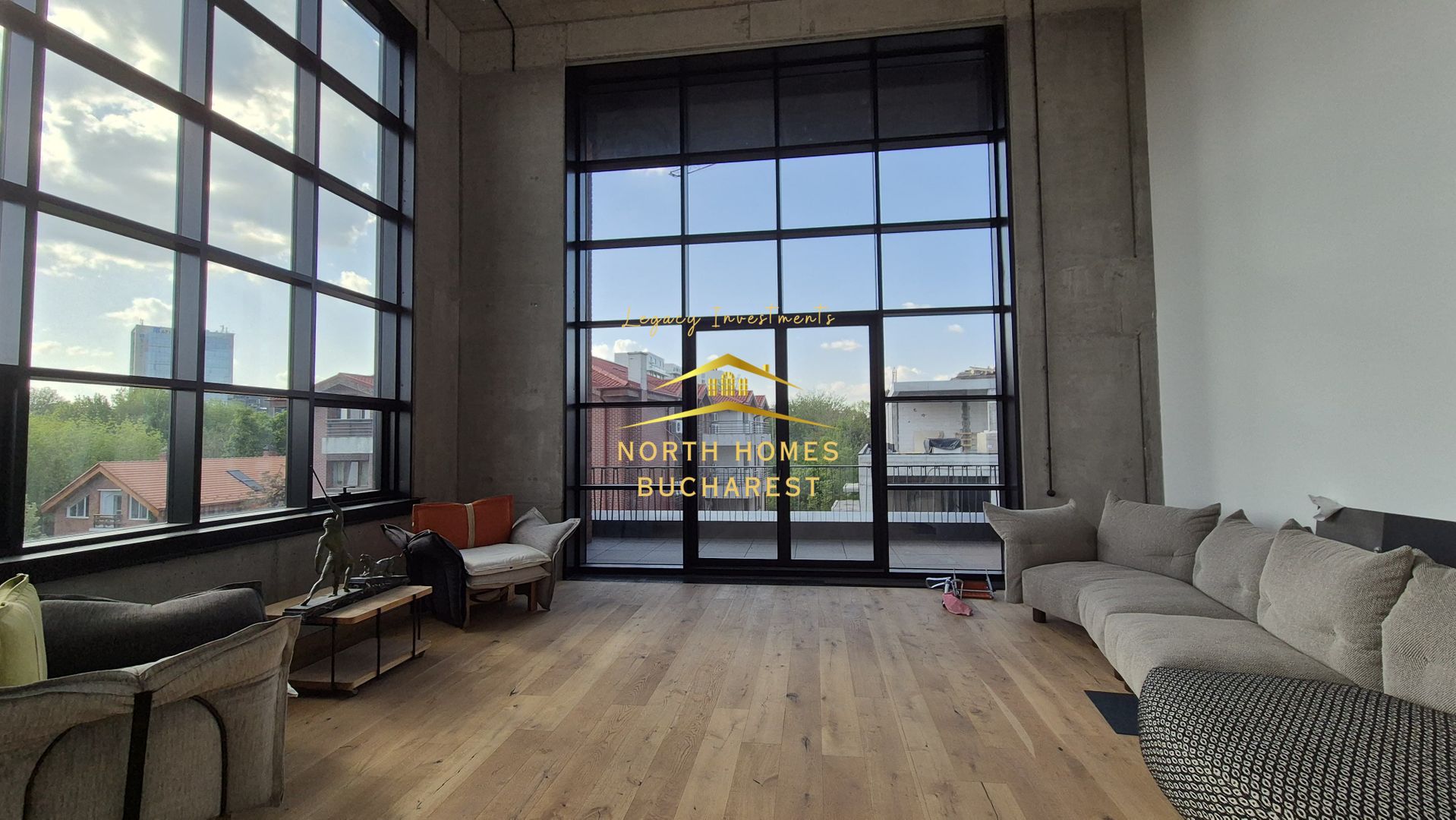 Loft 4 camere, 2 dormitoare si birou, 3 bai, terasa - Zona Floreasca - Poză 5