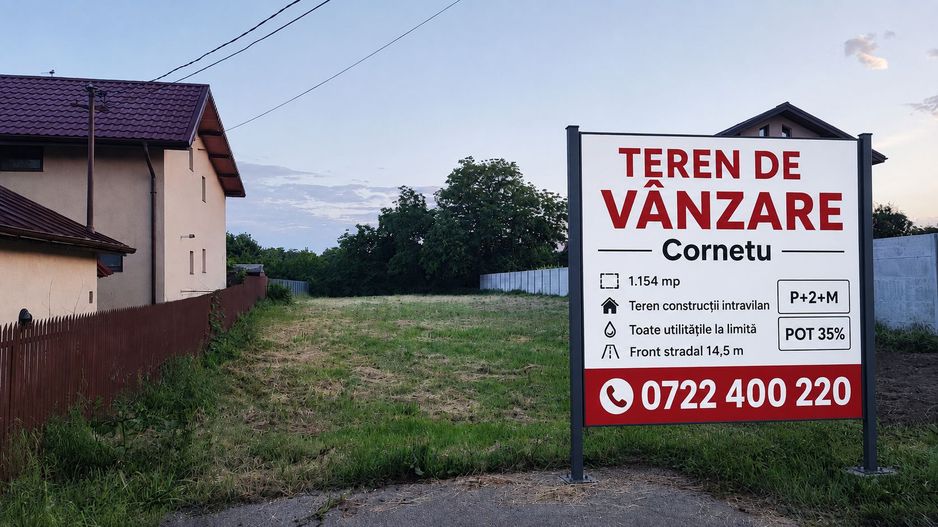 Teren Dezvoltare Imobiliara Cu Toate Utilitatile - Poză 1