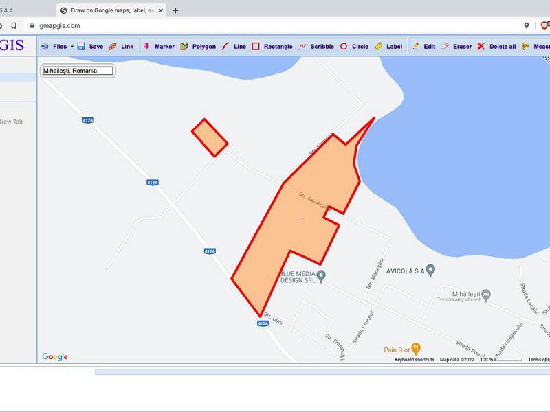 Teren extravilan Mihailesti 15 ha - Poză 6