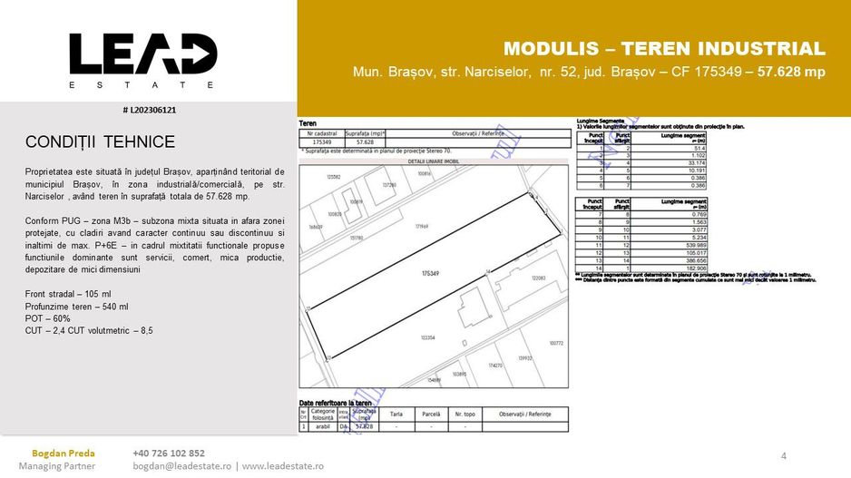 OPORTUNITATE INVESTIȚIE ZONA INDUSTRIALĂ/POTENȚIAL PARC INDUSTRIAL - Poză 3