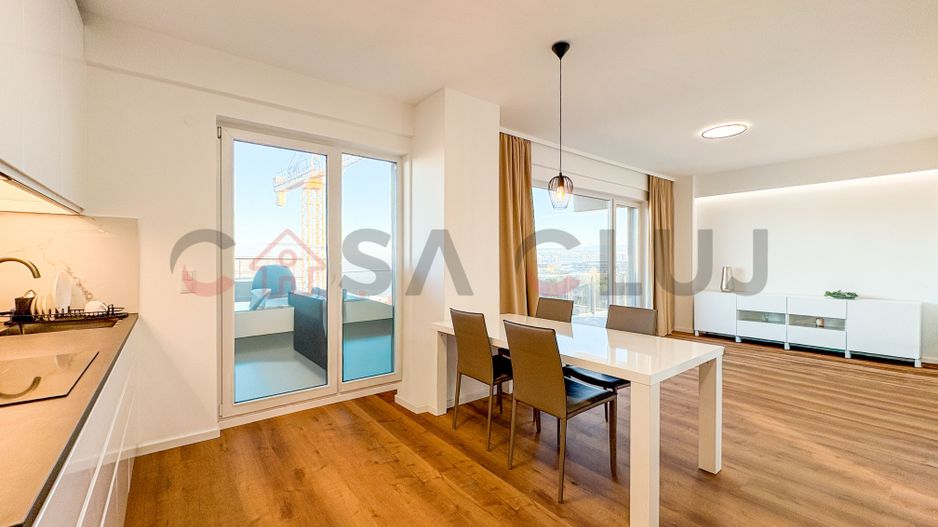 2 camere, finisat mobilat la cheie, vedere panoramica! - Poză 1