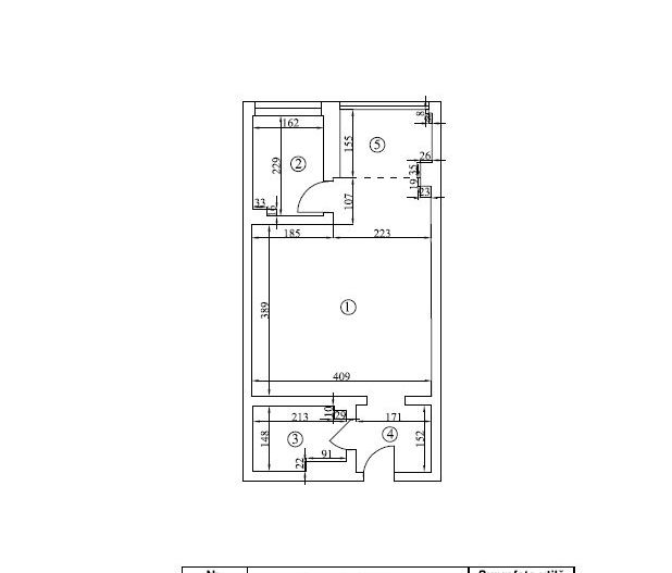 Garsonieră complet utilată | Finisaje moderne | FERDINAND - Oborul Nou - Schiță 21