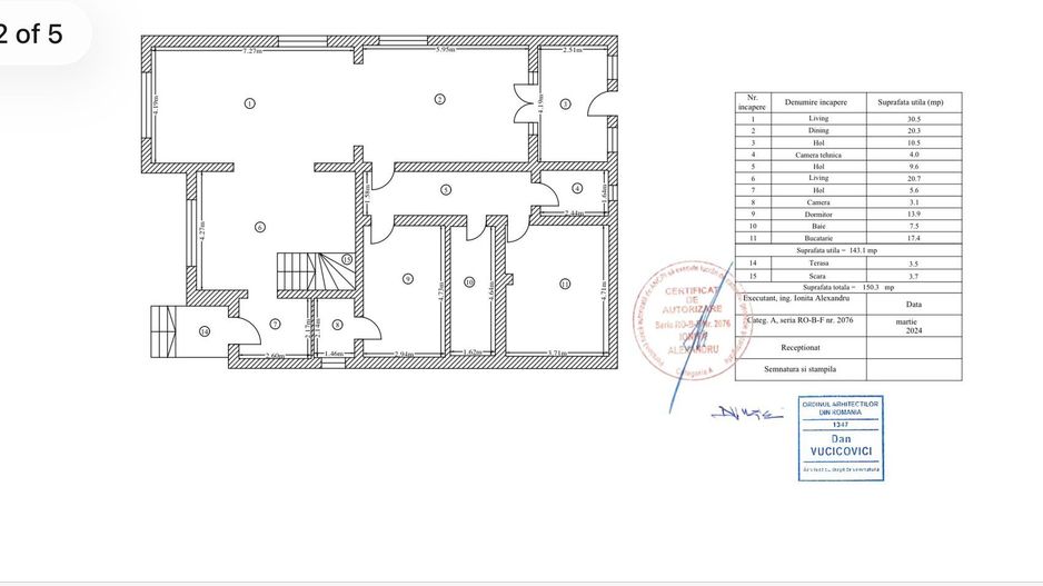Vilă Erou Iancu Nicolae |  Locație premium stradală - Schiță 16