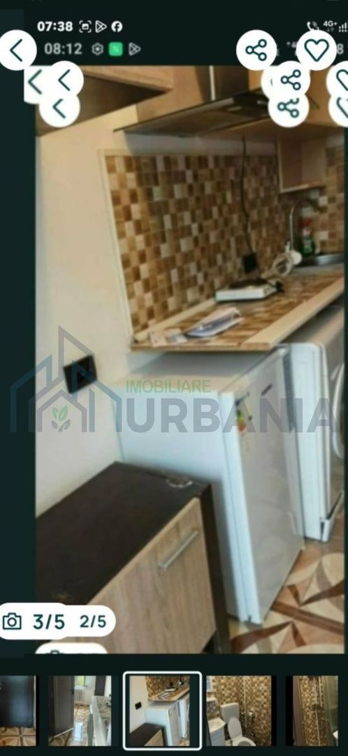Camera camin Bularga, 12 mp, renovata, mobilata, Iasi - Poză 5