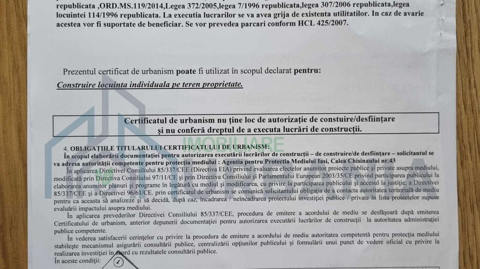Teren intravilan în Galata, lângă Kaufland, parcele de 600-642 mp, de la 100 euro/mp - Poză 5