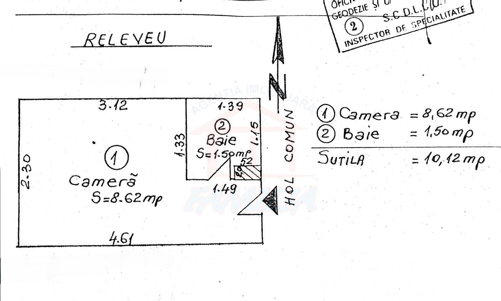 11.500 Euro Garsonieră de vânzare – Micro 19, etaj 2/4 - Poză 3