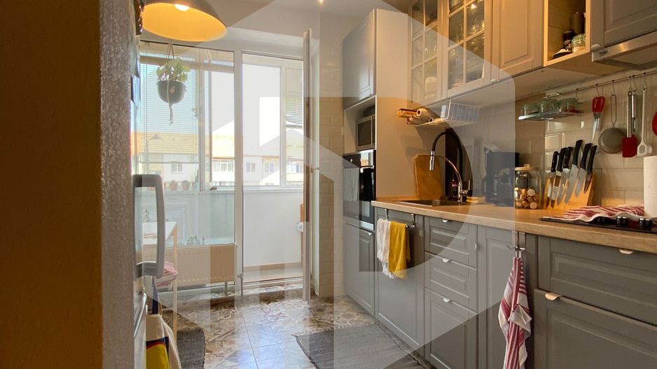 Apartament | 2 Camere | 53mp | Terezian | Etaj 4 | Renovat | Mobilat - Poză 4