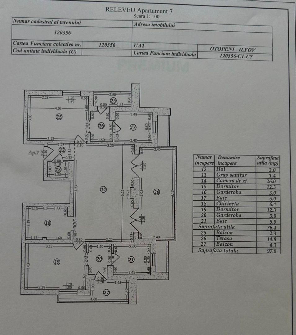 Apartament 3 camere | OTOPENI | TIP LOFT | LOCURI PARCARE DISPONIBILE - Poză 23