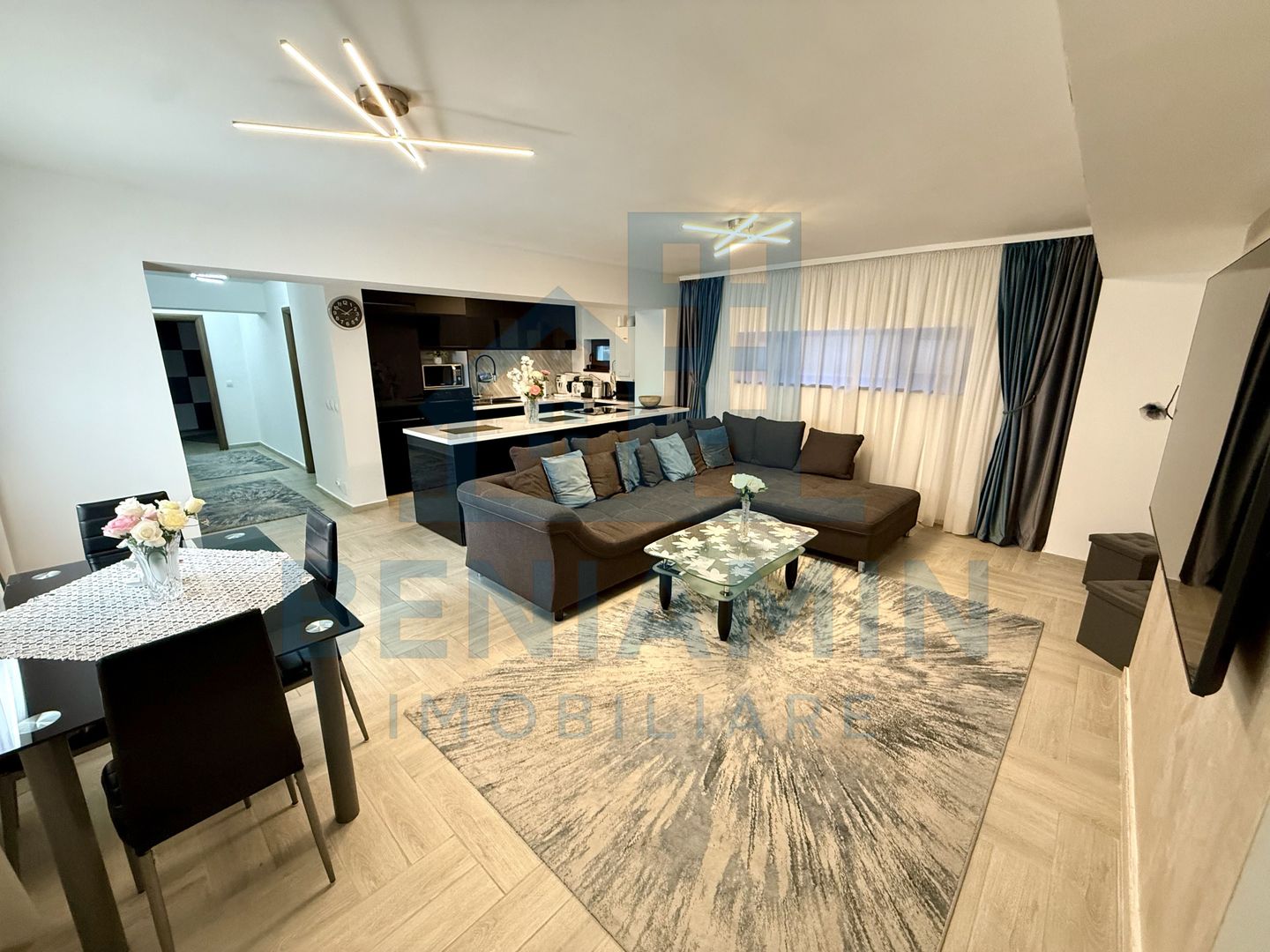 3 camere - 92mp - 2017 -mobilat -utilat - centrala - Gradina Botanica - Poză 1