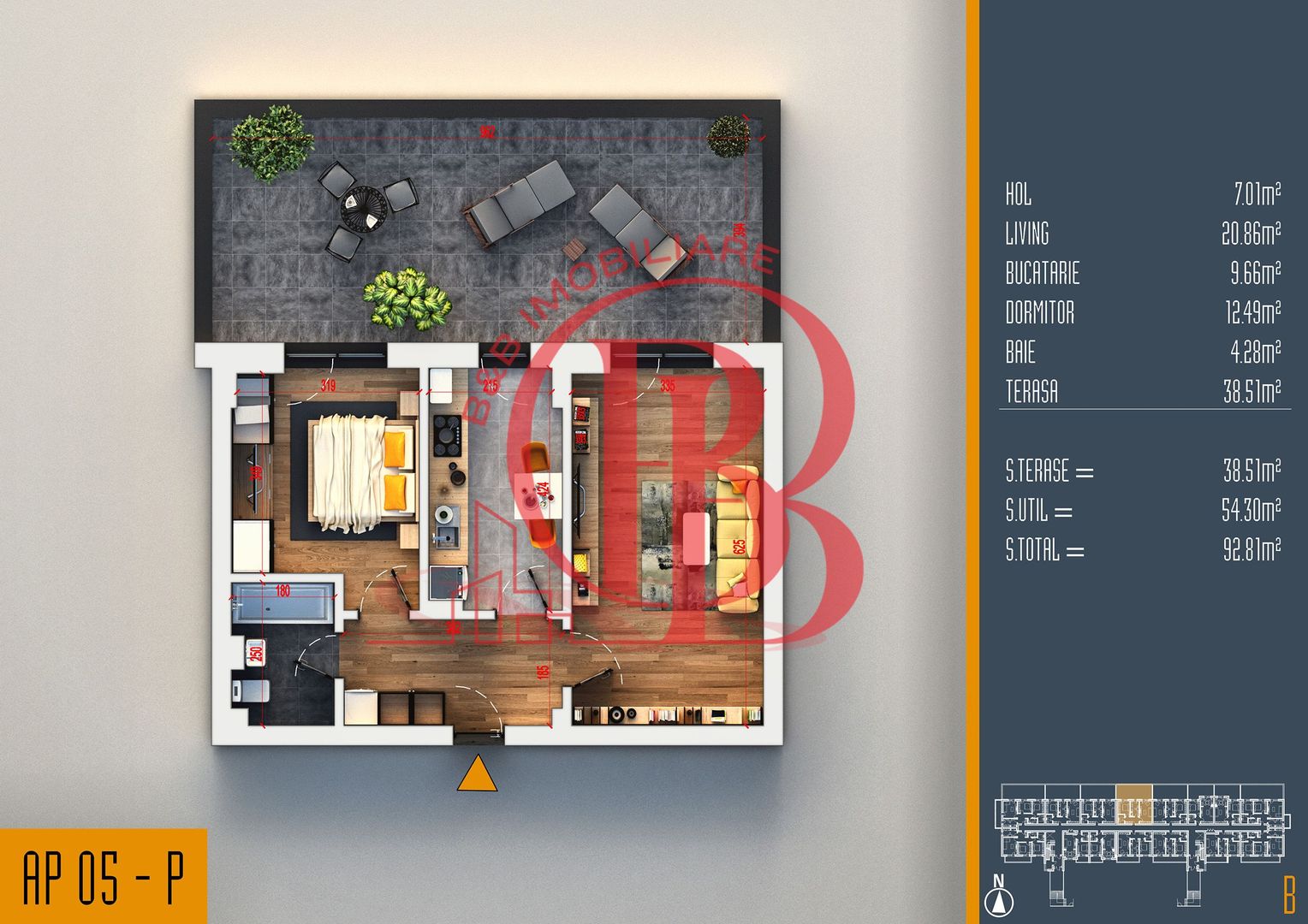 Oferta Lansare 2 camere proiect nou Pallady - Schiță 6