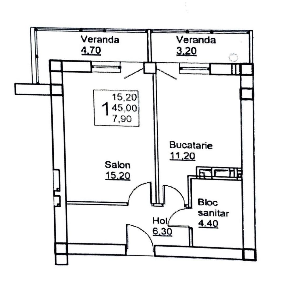 Vânzare, apartament, 1 cameră, str. Chişinău, Cricova - Poză 4