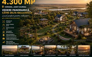 Teren cu vedere la Delta Neajlov - Poză 1